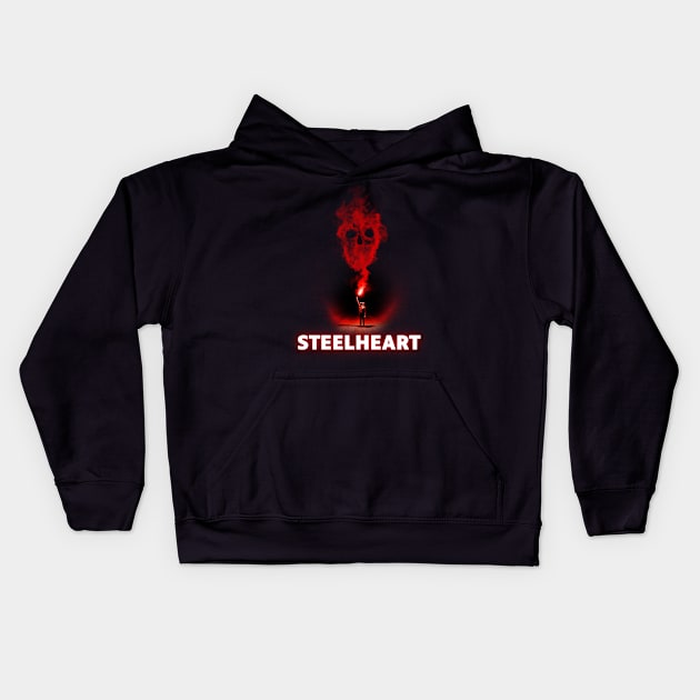 steelheart ll cassette Kids Hoodie by pesidsg